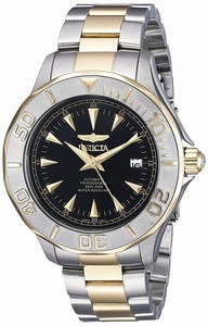 Invicta Black Dial Second-hand Screw-down-crown Watch #INVICTA-7037 (Men Watch)