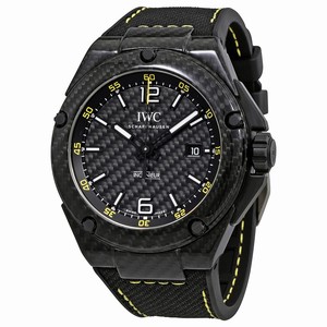 IWC Black Carbon Fiber Automatic Watch #IW322401 (Men Watch)