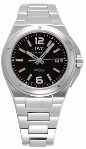IWC Black Dial Stainless Steel Band Watch #IW323604 (Men Watch)