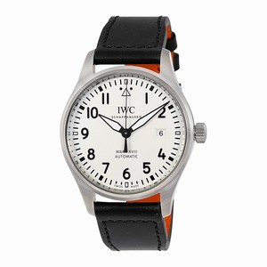 IWC Automatic Pilot Mark XVIII Date Black Leather Watch # IW327002 (Men Watch)