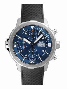 IWC Swiss Quartz Dial color Blue Watch # IW3768-05 (Men Watch)