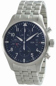 IWC Pilot's Automatic Chronograph Stainless Steel #IW377704 (Men Watch)