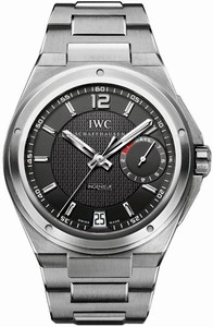 IWC Automatic Stainless Steel Black Dial Brushed Stainless Steel Band Watch #IW500505 (Men Watch)