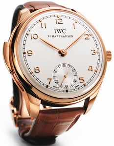 IWC Silver-plated Hand Wind Watch # IW544907 (Men Watch)