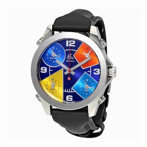 Jacob & Co. Quartz Dial color Blue Multi-Color Watch # JCM-55 (Men Watch)