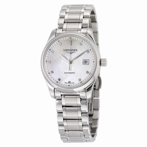 Longines Mother Of Pearl Automatic Watch #L2.257.4.87.6 (Women Watch)