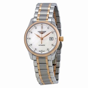 Longines Mother Of Pearl Dial Fixed Two-tone Band Watch #L2.257.5.89.7 (Women Watch)