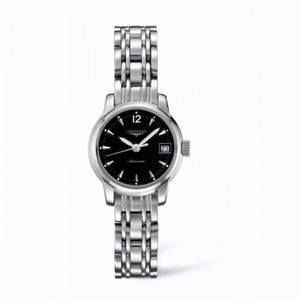 Longines Automatic Black Dial Stainless Steel Watch #L2.263.4.52.6 (Women Watch)
