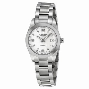 Longines Conquest Classic Automatic Analog Date Stainless Steel Watch# L2.285.4.76.6 (Women Watch)
