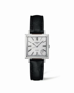 Longines Automatic Heritage 1968 Black Leather Watch # L2.292.4.71.0 (Women Watch)