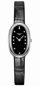 Longines Black Battery Operated Quartz Watch # L2.305.4.57.0 (Men Watch)