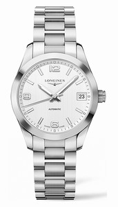 Longines Conquest Classic Automatic Date Stainless Steel Watch# L2.385.4.76.6 (Women Watch)