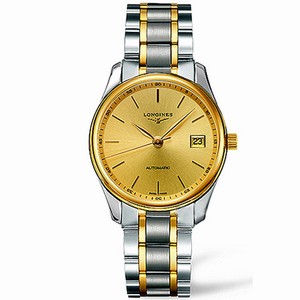 Longines Automatic Gold Dial 18ct Gold And Stainless Steel Watch #L2.518.5.32.7 (Men Watch)