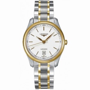Longines Automatic White Dial 18ct Gold And Stainless Steel Watch #L2.628.5.12.7 (Men Watch)