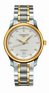 Longines Automatic White Dial 18ct Gold And Stainless Steel Watch #L2.628.5.77.7 (Men Watch)