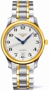 Longines Automatic White Dial 18ct Gold And Stainless Steel Watch #L2.628.5.78.7 (Men Watch)