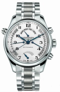 Longines Master Collection Automatic Retrograde Power Reserve Stainless Steel Watch #L2.714.4.78.6 (Men Watch)