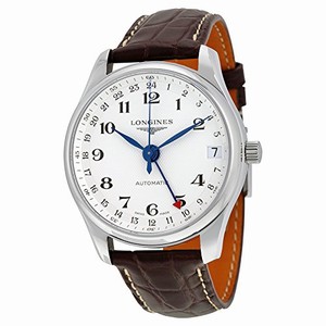 Longines Master Collection Automatic GMT Date Brown Leather Watch# L2.718.4.70.3 (Men Watch)