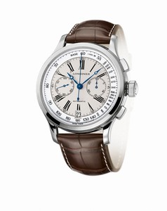 Longines Lindbergh's Atlantic Voyage Automatic Chronograph Date Roman Numerals Brown Leather Watch# L2.730.4.78.0 (Men Watch)