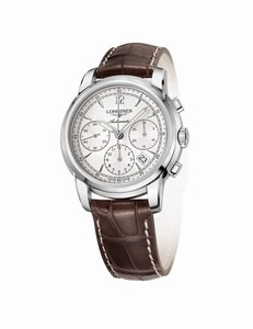 Longines Saint Imier Collection Automatic Chronograph Date Brown Leather Watch# L2.752.4.72.0 (Men Watch)