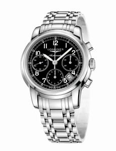 Longines Saint Imier Collection Automatic Chronograph Black Dial Date Stainless Steel Watch# L2.753.4.53.6 (Men Watch)