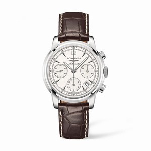 Longines Saint Imier Automatic Chronograph Date Brown Leather Watch# L2.753.4.72.0 (Men Watch)