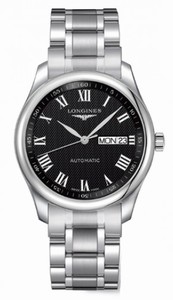 Longines Master Collection Automatic Black Dial Day Date Roman Numerals Stainless Steel Watch# L2.755.4.51.6 (Men Watch)