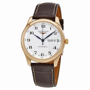 Longines Master Collection Automatic Day Date Brown Leather Watch# L2.755.8.78.5 (Men Watch)
