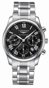 Longines Master Collection Automatic Chronograph Roman Numerals Date Stainless Steel Watch# L2.759.4.51.6 (Men Watch)