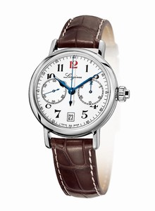 Longines Heritage Collection Automatic Chronograph Date Brown Leather Watch# L2.775.4.23.5 (Men Watch)