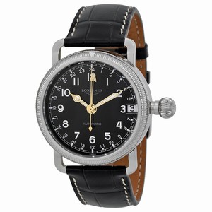 Longines Black Automatic Watch # L2.778.4.53.0 (Men Watch)