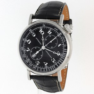 Longines Avigation Watch Type A-7 Automatic Black Alligator Strap Watch# L2.779.4.53.0 (Men Watch)