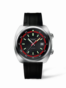 Longines Black Automatic Watch #L2.795.4.52.9 (Men Watch)