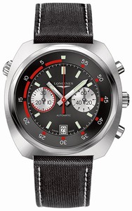 Longines black Dial Stainless Steel Watch # L2.796.4.52.0 (Men Watch)