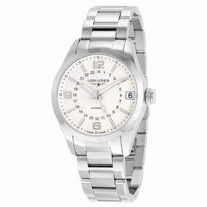 Longines Silver Automatic Watch #L2.799.4.76.6 (Men Watch)