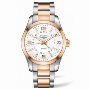 Longines Conquest Classic Automatic Analog Date 18ct Rose Gold and Stainless Steel Watch# L2.799.5.76.7 (Men Watch)