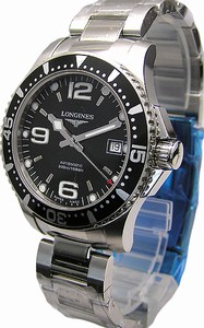 Longines HydroConquest Automatic Black Dial Date Stainless Steel Watch # L3.641.4.56.6 (Men Watch)