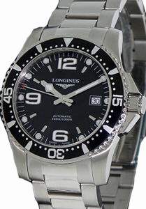 Longines HydroConquest Automatic Black Dial Date Stainless Steel Watch # L3.642.4.56.6 (Men Watch)