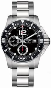 Longines HydroConquest Automatic Chronograph Date Stainless Steel Watch # L3.644.4.56.6 (Men Watch)