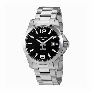 Longines Automatic Dial color Black Watch # L37784586 (Men Watch)