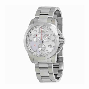 Longines Quartz Dial color Silver Watch # L38004766 (Men Watch)