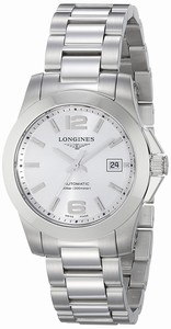 Longines Silver Dial Fixed Steel Band Watch #L3.276.4.76.6 (Women Watch)