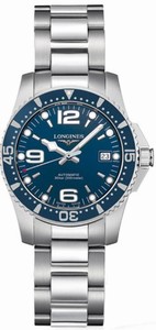 Longines Hydroconquest Automatic Blue Dial Date Stainless Steel Watch# L3.284.4.96.6 (Women Watch)