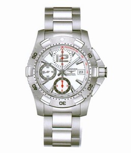 Longines HydroConquest Automatic Chronograph Stainless Steel Watch # L3.651.4.16.6 (Men Watch)