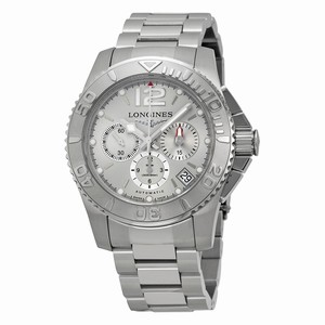 Longines Silver Automatic Watch #L3.665.4.76.6 (Men Watch)