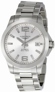 Longines Conquest Automatic Silver Dial Date Stainless Steel Watch# L3.676.4.76.6 (Men Watch)
