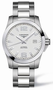 Longines Conquest Automatic Analog Date Stainless Steel Watch #L3.677.4.76.6 (Men Watch)