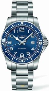 Longines Blue Dial Uni-directional Rotating Band Watch #L3.688.4.03.6 (Men Watch)