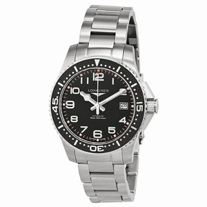Longines Hydroconquest Automatic Black Dial Date Stainless Steel Watch# L3.694.4.53.6 (Men Watch)