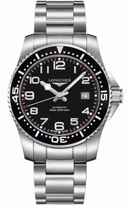 Longines Hydroconquest Automatic Black Dial Date Stainless Steel Watch# L3.695.4.53.6 (Men Watch)